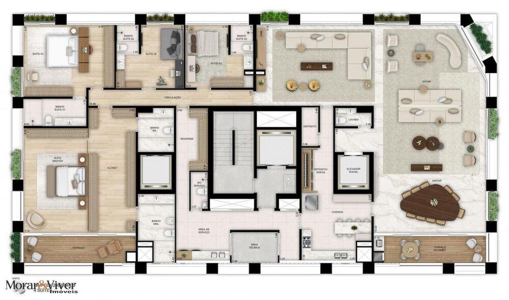 Apartamento à venda com 3 quartos, 309m² - Foto 17