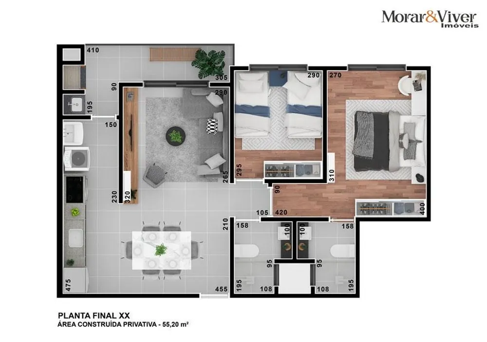 Apartamento, 2 quartos, 63 m² - Foto 15