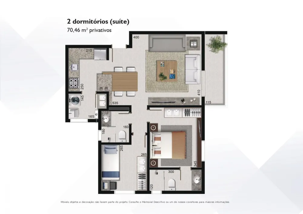 Apartamento, 2 quartos, 68 m² - Foto 6