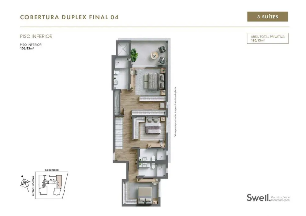 Cobertura, 3 quartos, 189 m² - Foto 15