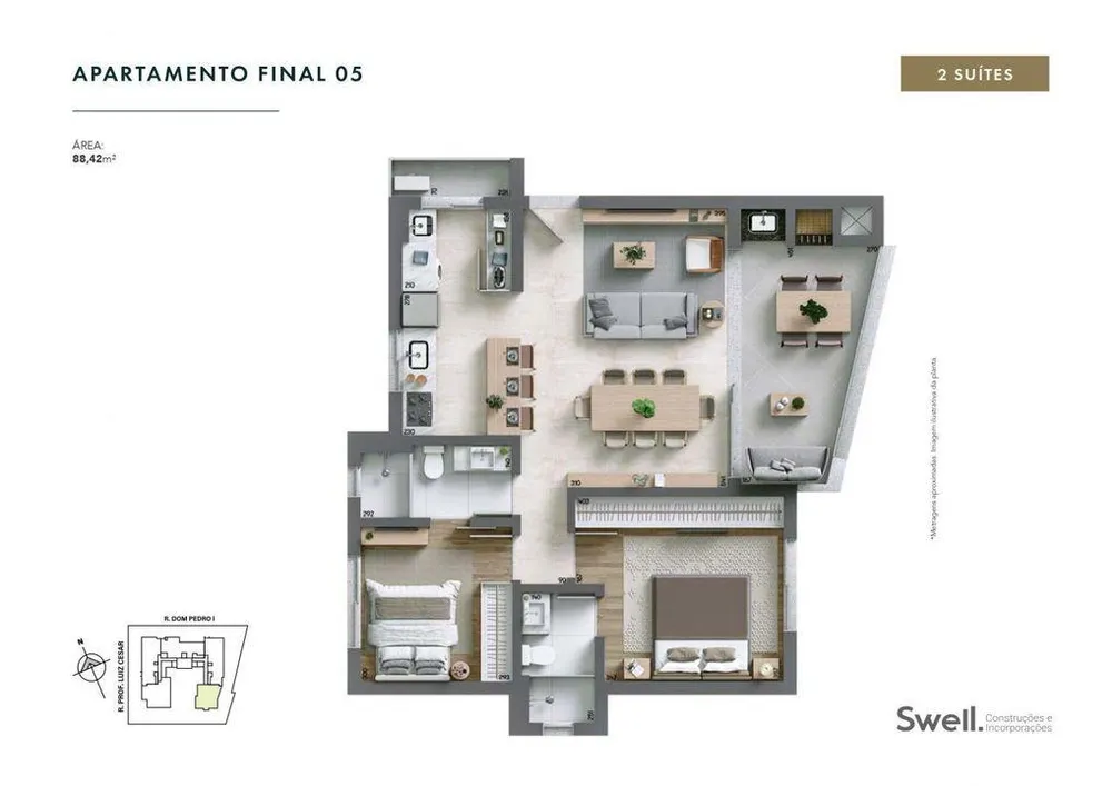 Cobertura, 3 quartos, 189 m² - Foto 11
