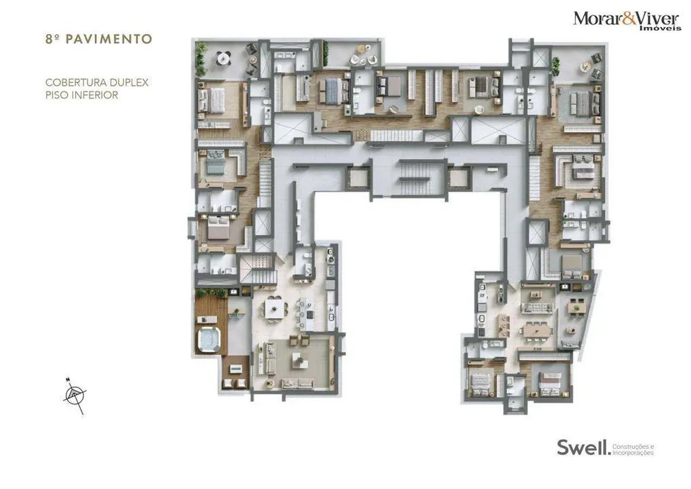Cobertura, 3 quartos, 189 m² - Foto 12