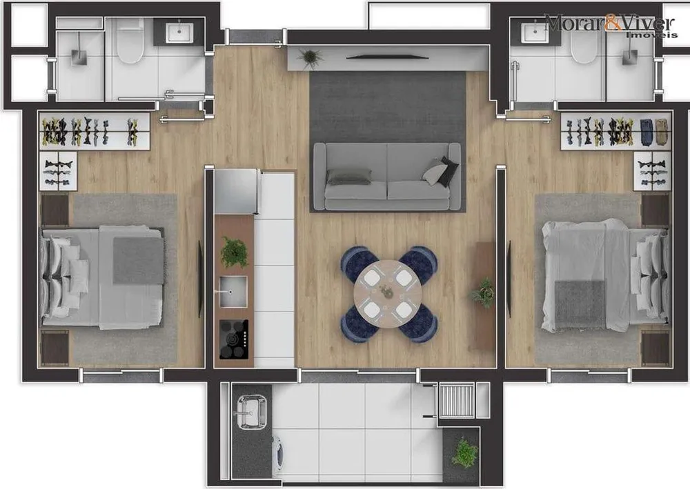 Apartamento, 2 quartos, 57 m² - Foto 10