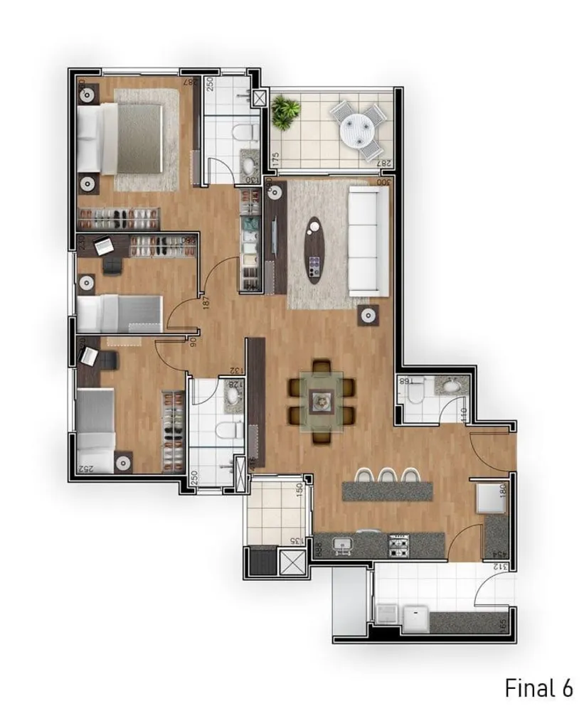 Apartamento, 3 quartos, 99 m² - Foto 6