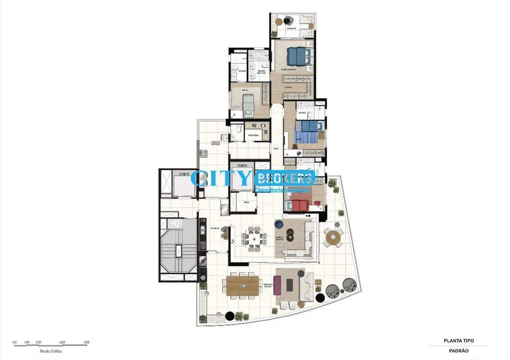 Apartamento, 4 quartos, 254 m² - Foto 6