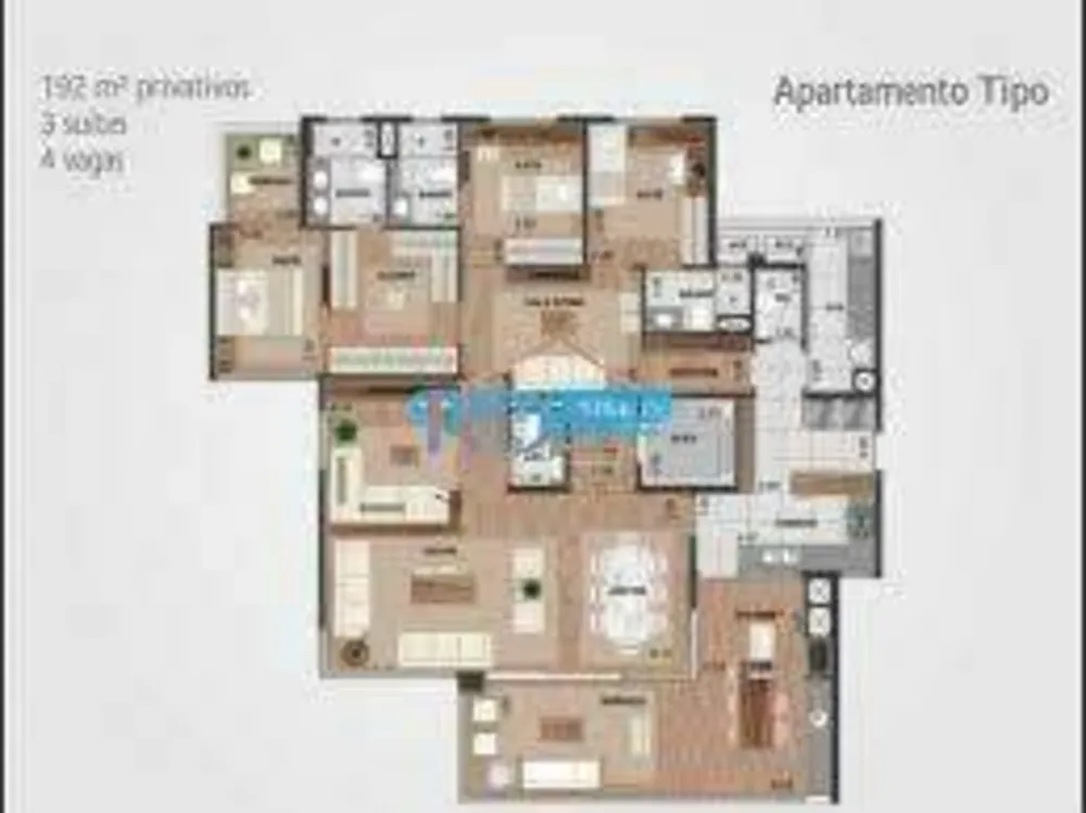 Apartamento, 3 quartos, 192 m² - Foto 11