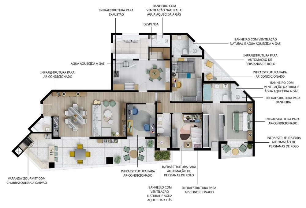 Cobertura, 4 quartos, 304 m² - Foto 6