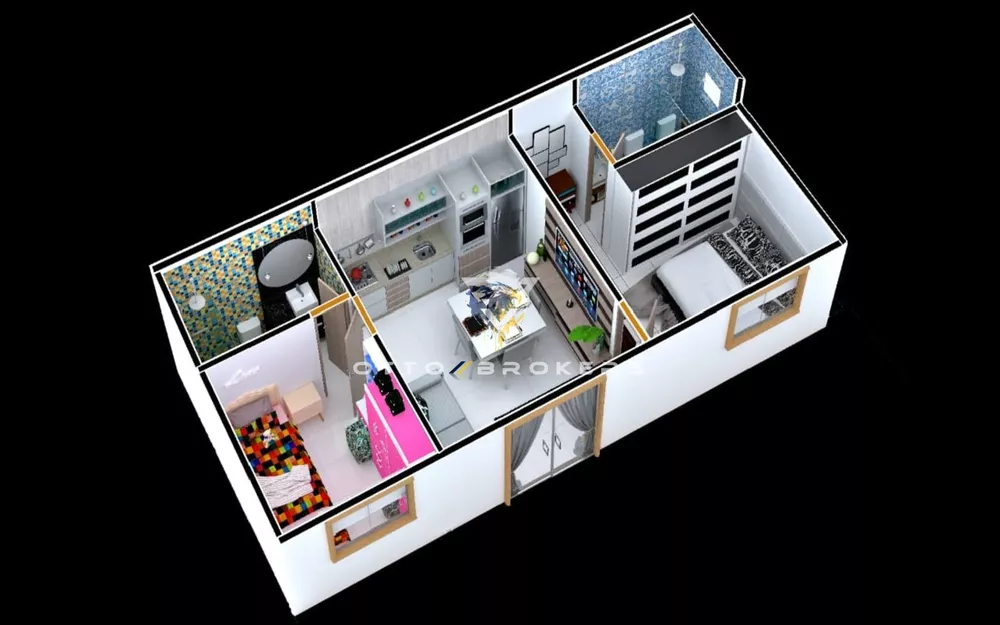 Flat/Apart Hotel, 1 quarto, 45 m² - Foto 6