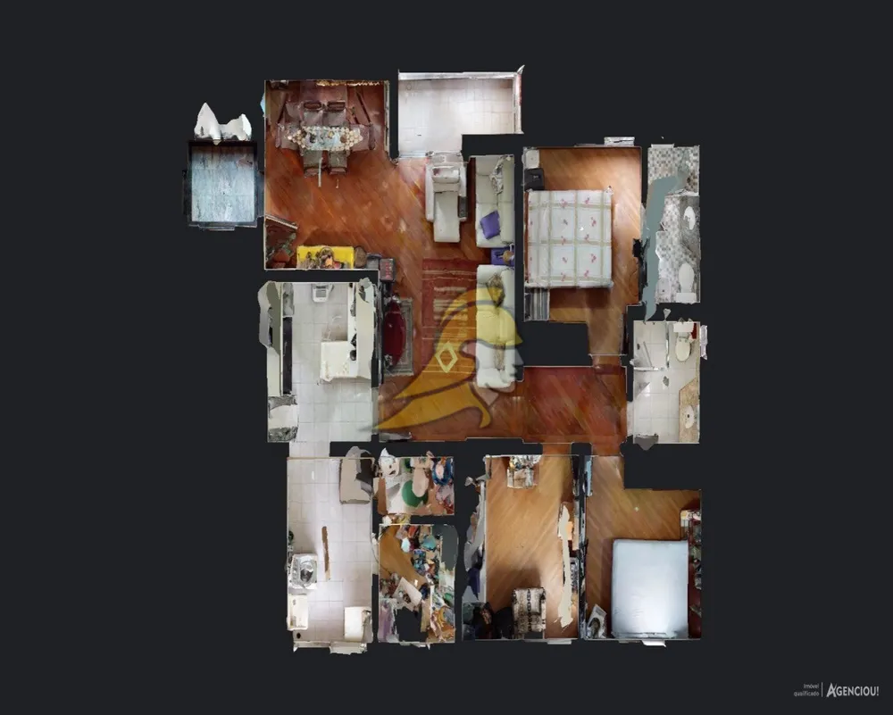 Apartamento, 3 quartos, 100 m² - Foto 1
