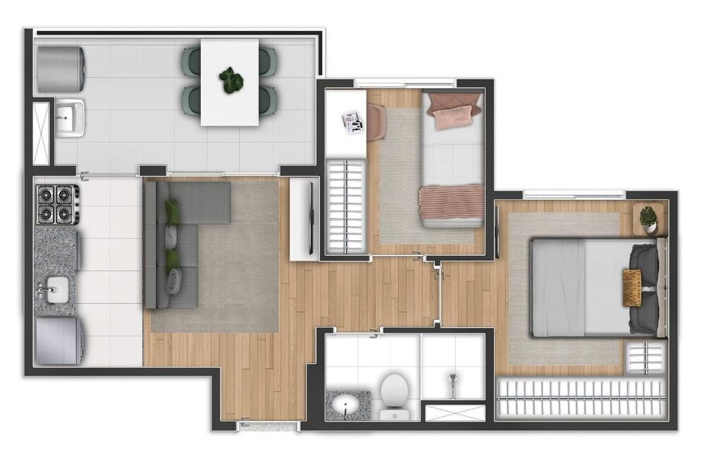 Apartamento, 2 quartos, 40 m² - Foto 20