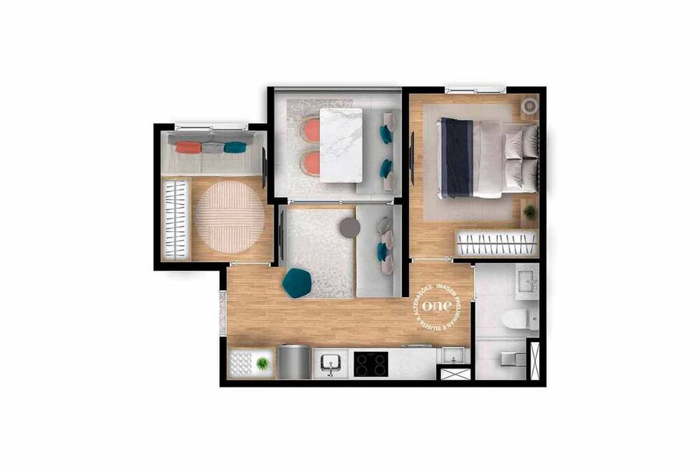 Apartamento, 2 quartos, 37 m² - Foto 7
