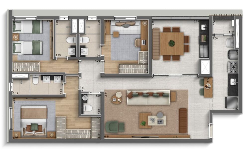 Apartamento, 2 quartos, 82 m² - Foto 26