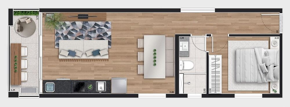 Apartamento, 2 quartos, 48 m² - Foto 18