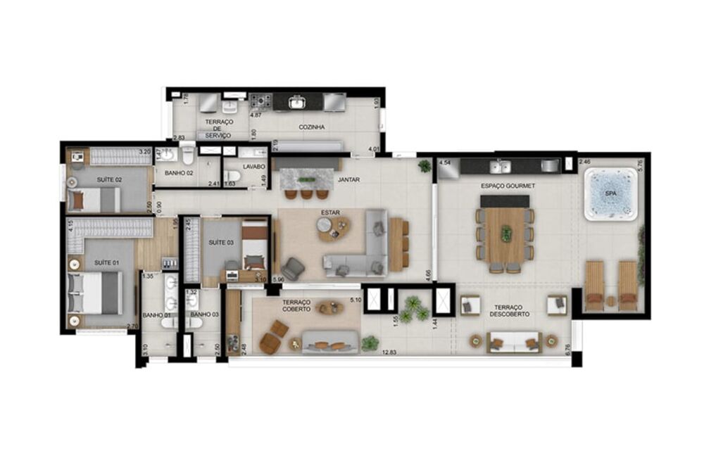 Apartamento, 2 quartos, 75 m² - Foto 5