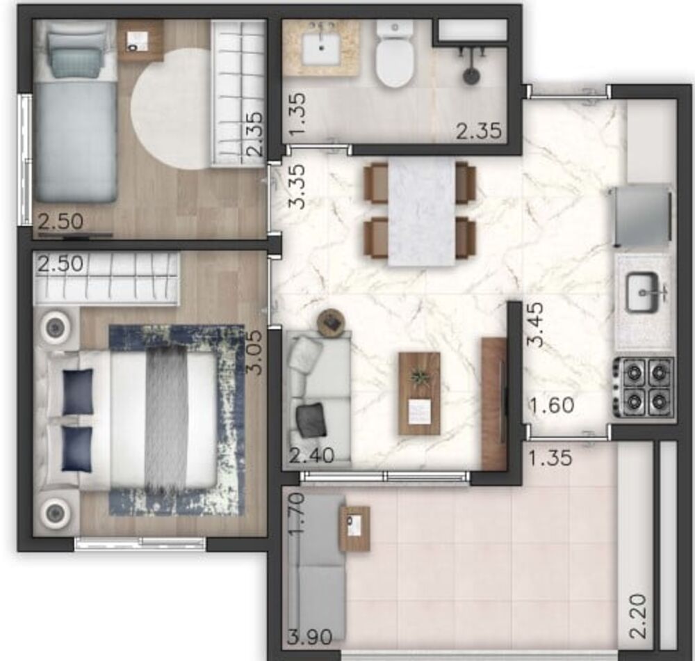 Apartamento, 4 quartos, 209 m² - Foto 7