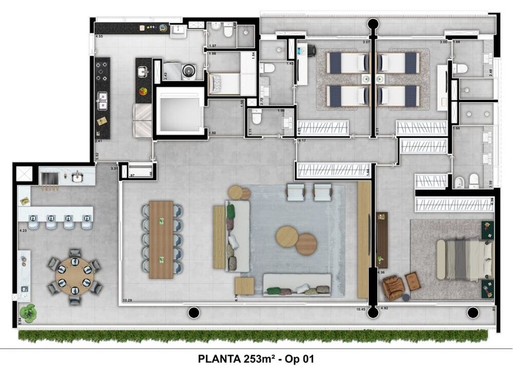 Apartamento, 3 quartos, 252 m² - Foto 5