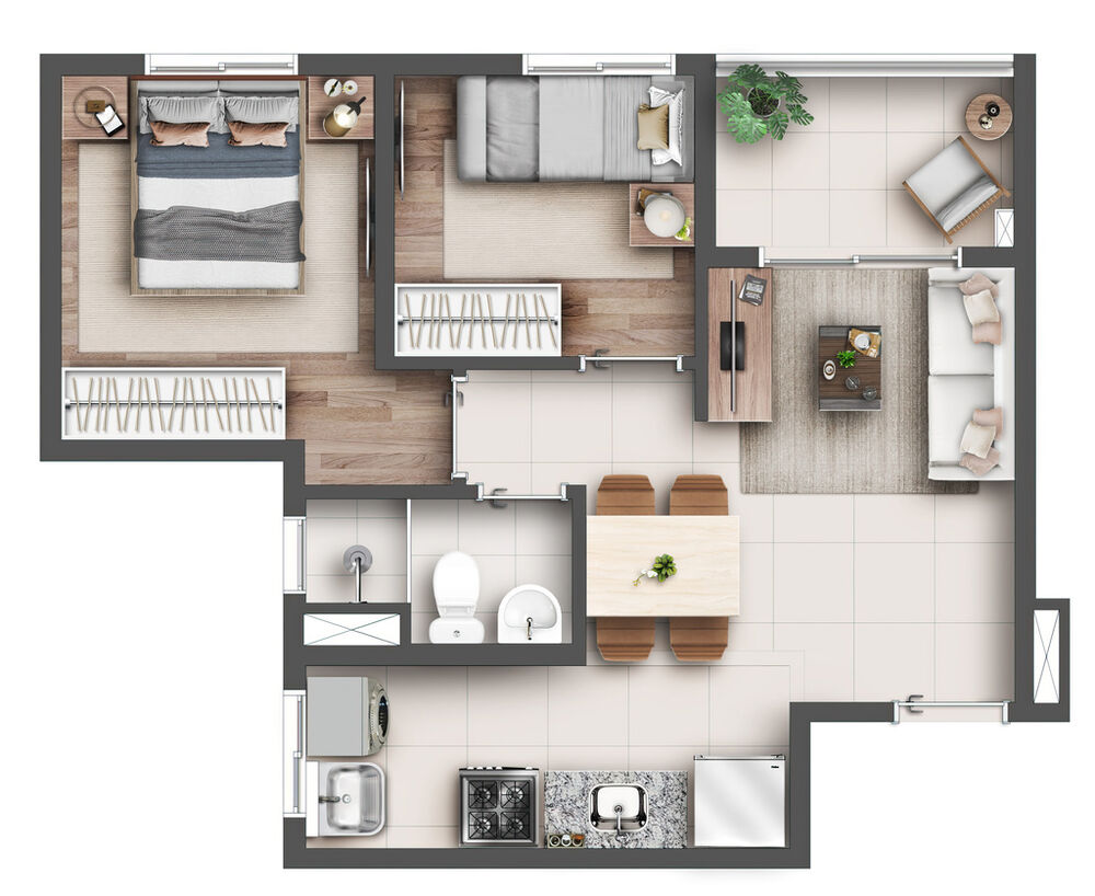 Apartamento, 2 quartos, 39 m² - Foto 15