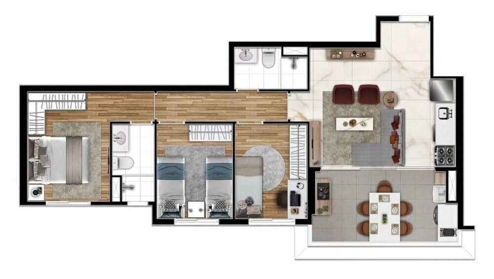 Apartamento, 2 quartos, 49 m² - Foto 15
