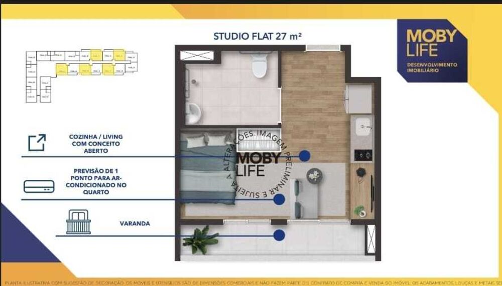Apartamento, 2 quartos, 29 m² - Foto 10