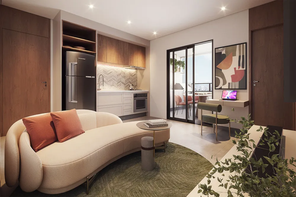 Apartamento, 1 quarto, 25 m² - Foto 1