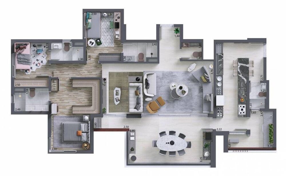 Apartamento, 4 quartos, 150 m² - Foto 9
