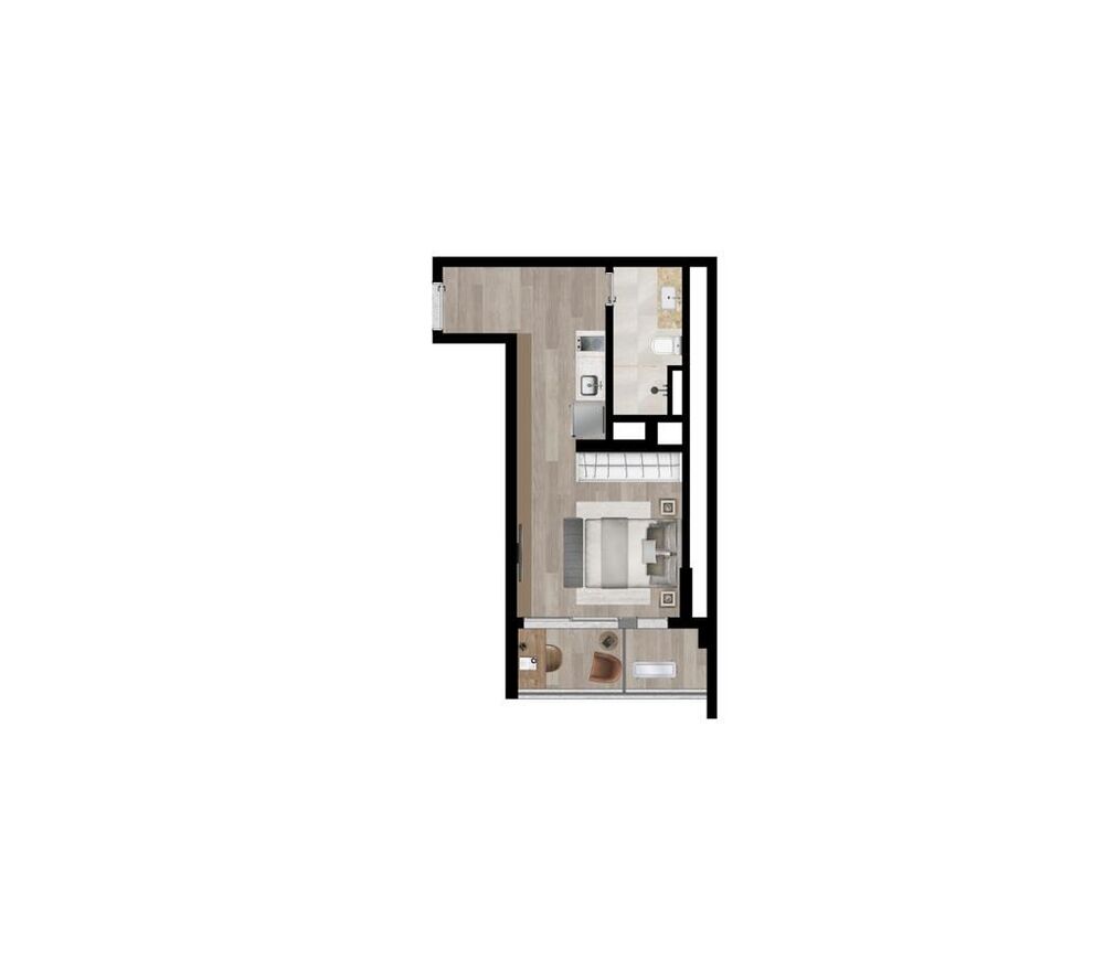Apartamento, 1 quarto, 23 m² - Foto 8