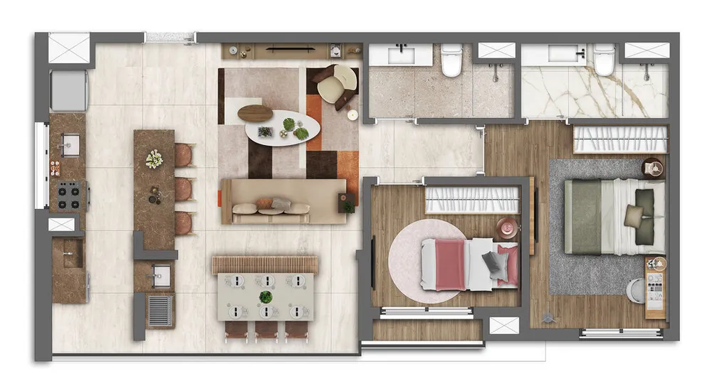 Apartamento, 2 quartos, 66 m² - Foto 15
