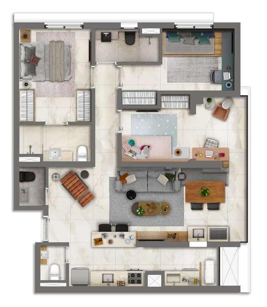Apartamento, 2 quartos, 66 m² - Foto 16