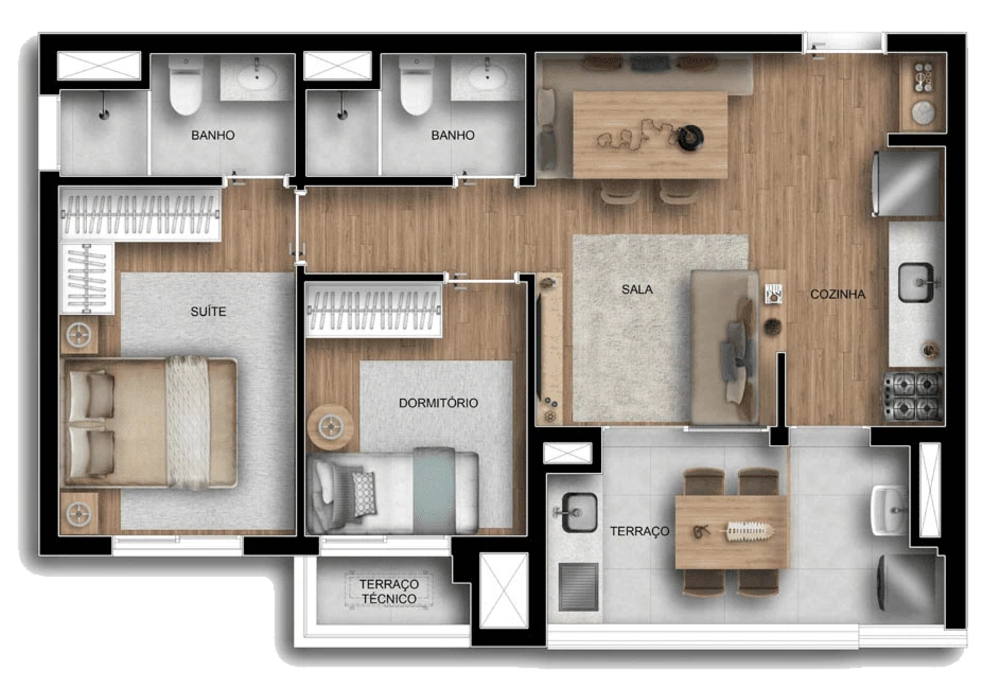 Apartamento, 3 quartos, 128 m² - Foto 5