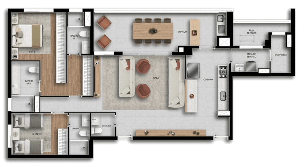 Apartamento, 3 quartos, 128 m² - Foto 7