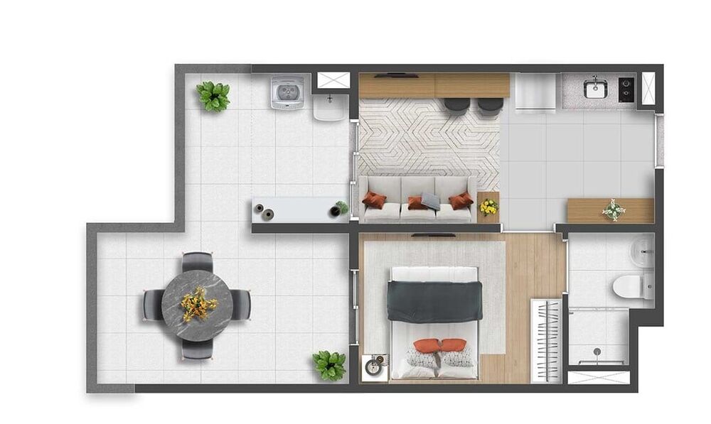 Apartamento, 1 quarto, 29 m² - Foto 19