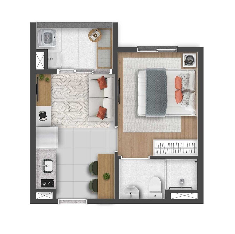Apartamento, 1 quarto, 29 m² - Foto 20