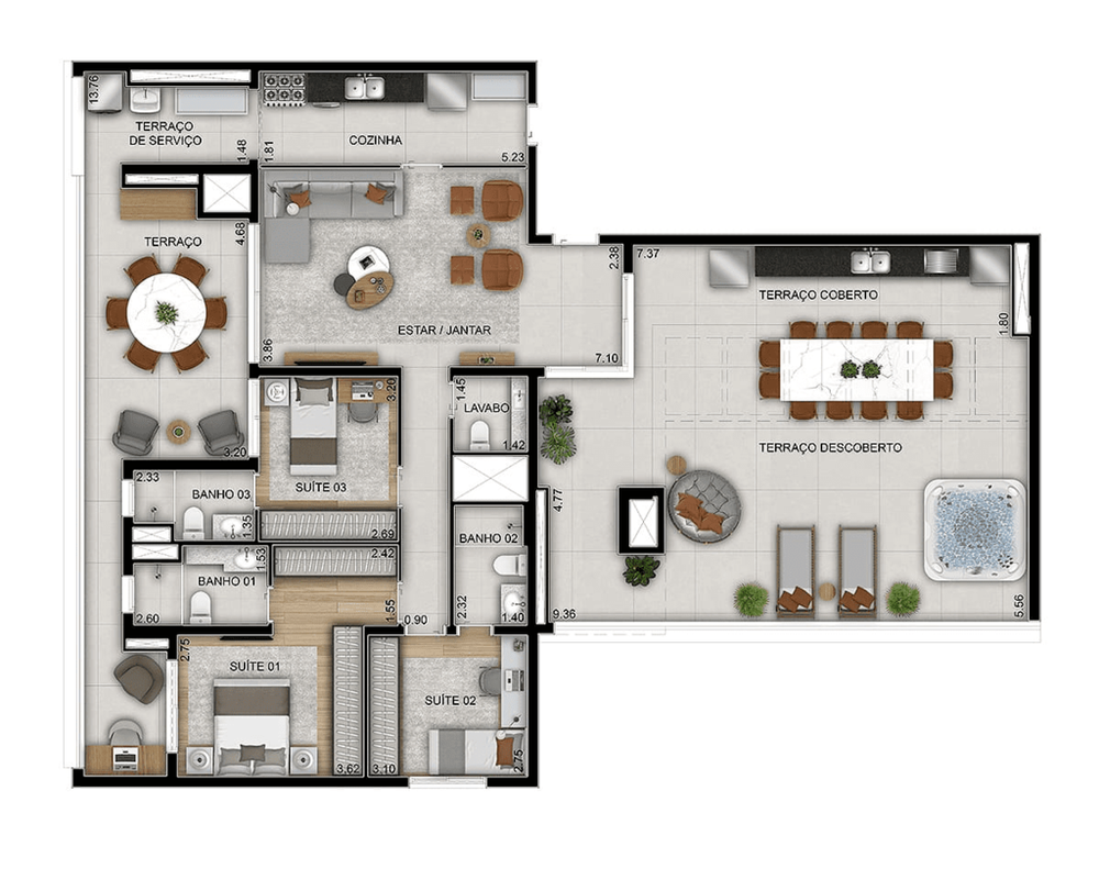 Apartamento, 3 quartos, 90 m² - Foto 8