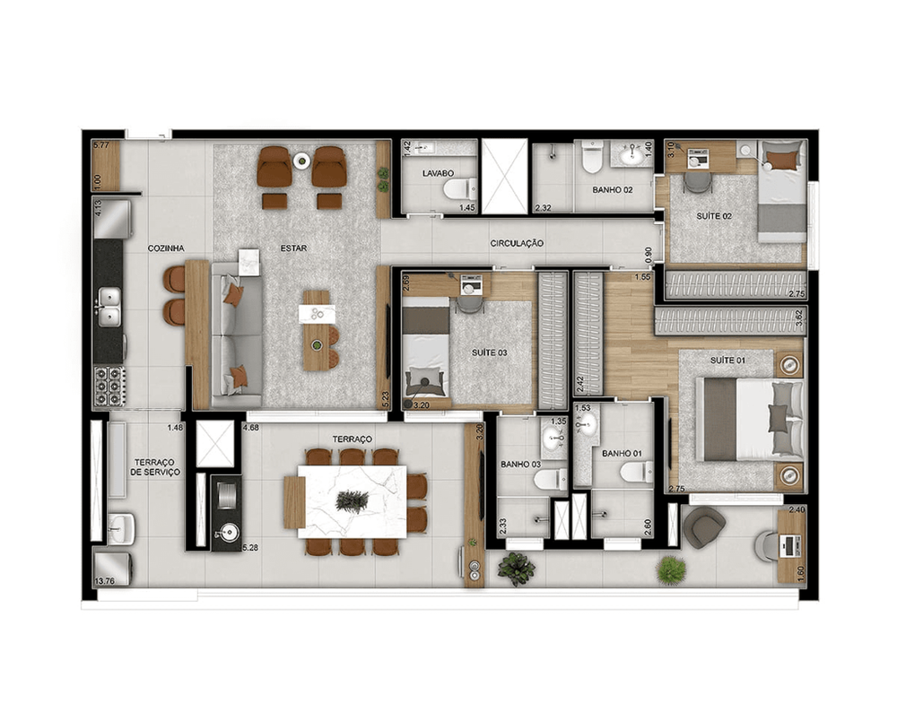 Apartamento, 3 quartos, 90 m² - Foto 25