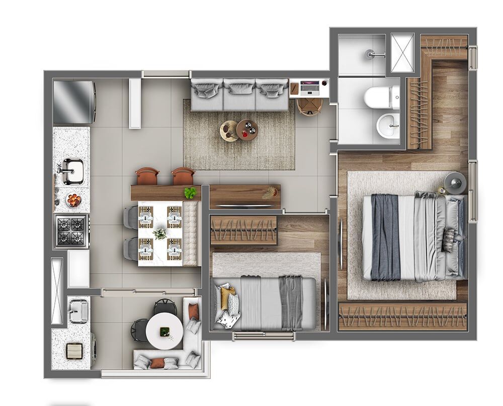 Cobertura, 3 quartos, 79 m² - Foto 33