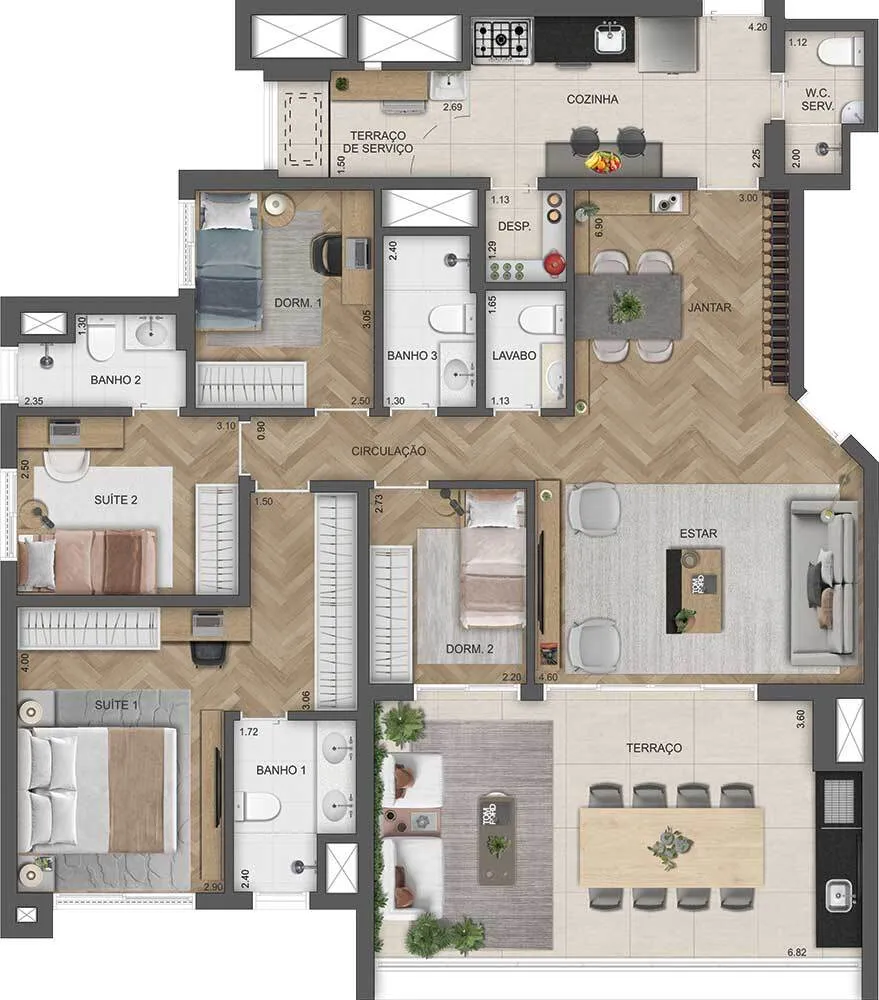 Apartamento, 3 quartos, 105 m² - Foto 27