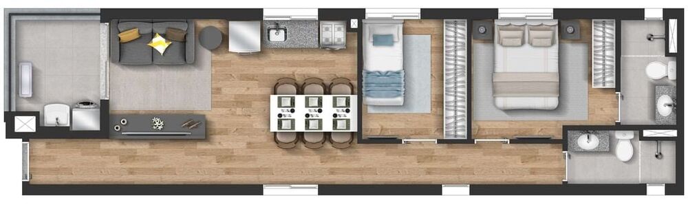 Apartamento, 2 quartos, 48 m² - Foto 8