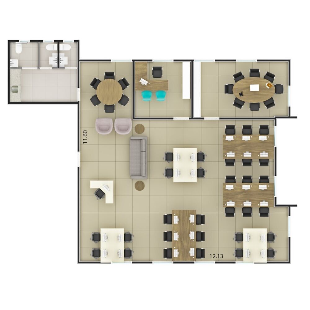 Sala-Conjunto, 160 m² - Foto 1