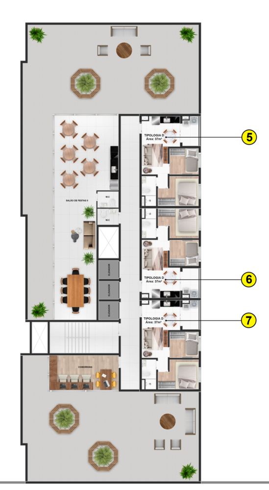 Apartamento, 2 quartos, 48 m² - Foto 9