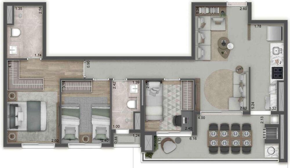 Apartamento, 3 quartos, 85 m² - Foto 22