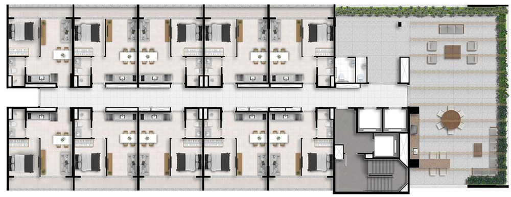 Apartamento, 1 quarto, 34 m² - Foto 4