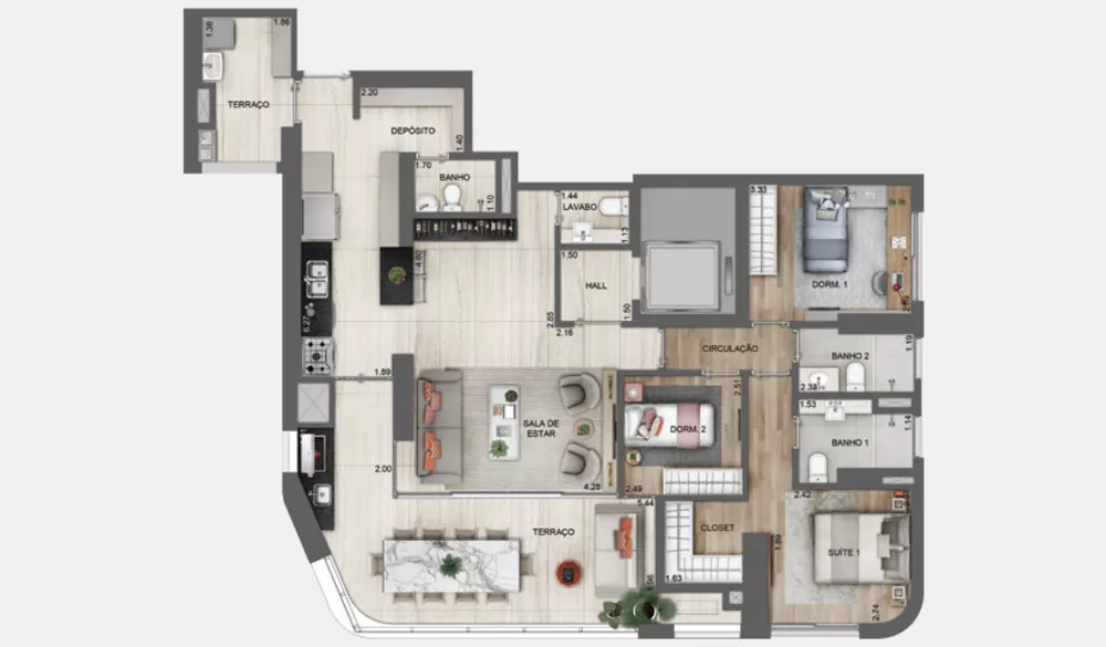 Apartamento, 3 quartos, 162 m² - Foto 15