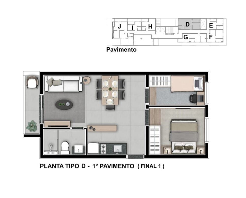 Apartamento, 2 quartos, 41 m² - Foto 19