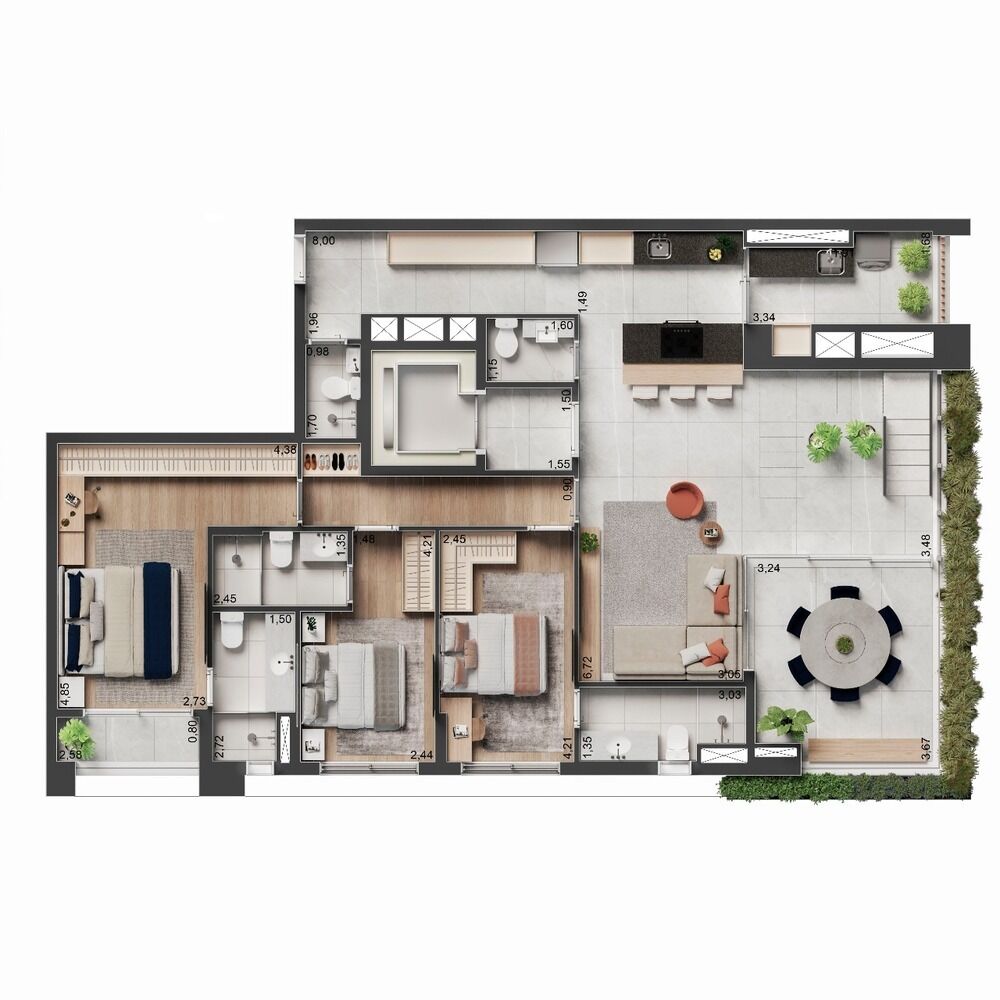 Apartamento, 2 quartos, 107 m² - Foto 29