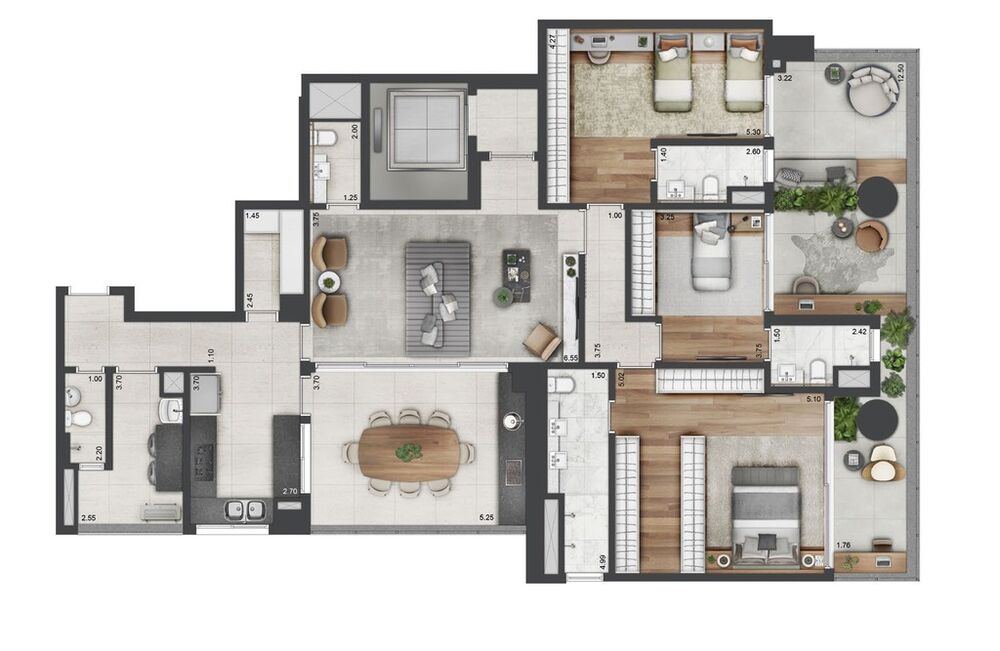 Apartamento, 4 quartos, 248 m² - Foto 13