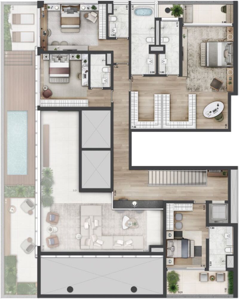 Apartamento, 4 quartos, 248 m² - Foto 19