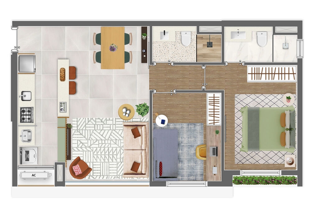Apartamento, 2 quartos, 62 m² - Foto 12