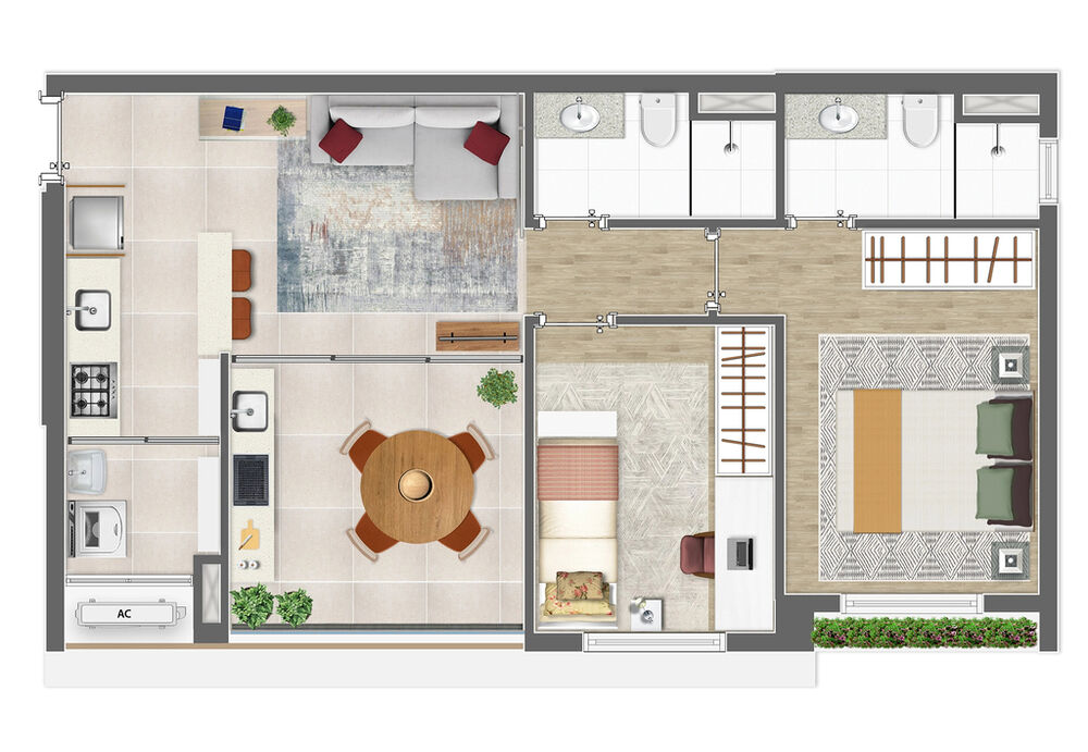 Apartamento, 2 quartos, 62 m² - Foto 11