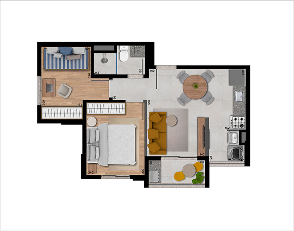 Apartamento, 2 quartos, 39 m² - Foto 9