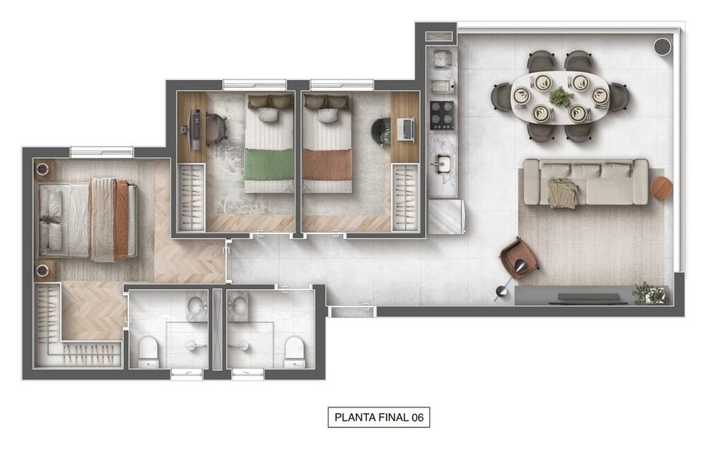 Apartamento, 3 quartos, 63 m² - Foto 28